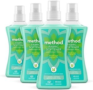 Method Fabric Softener, Beach Sage, 53.5 Ounce, 45 Loads (4 Count)