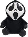 Tibemi 20cm Ghost-face Plush Toy, Halloween Horror Killers Ghost-face Plushies Doll, Home Decoration Terrors Stuffed Animal Gift for Kid for Kids Birthday, Christmas