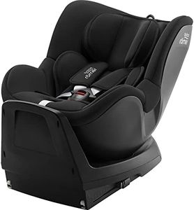 BRITAX RÖMER Reboarder DUALFIX PLUS, inklusive Neugeboreneneinsatz und ISOFIX, für Kinder von 40-105 cm (i-Size), Geburt - 4 Jahre, Space Black