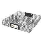 Rugged Ranch SQR Squirrelinator Multi-Catch Live Animal Squirrel Catch & Release Cage Trap with Waste Pan for Pest Control, Black