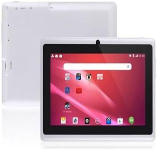 Generic Tablets Clearance 2024 Touch Screen 7-inch, 2024 HD Display Tablets PC Duad core Processor 1GB +8GB, 3000 mAh Long Battery Life, Smart Tablet Support Built-in W-iFi Unlocked Phablet, White