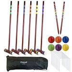 Croquet Set For Adults With Wooden Balls