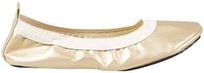 Secret Weapons Womens Flats Fold Up Flats Size XL Golden - Shoes