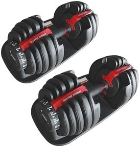 Fitness Master 48kg Adjustable Dumbbell Set Home GYM Exercise Equipment 2x24kg