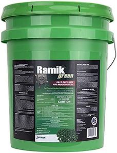 Neogen Ramik Green Fish Flavored Weather Resistant Rodenticide Pellets, 20-Pound bucket