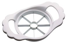 KitchenCraft Apple Corer and Slicer, Stainless Steel/Plastic, White, 11 cm