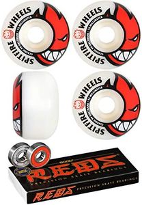 TLHB Complete Skateboard Truck & Wheels Kit - 52mm 95A Hard Wheels With ABEC-9 Bearings | Fits 7.5-8" Decks