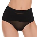 SIMIYA Tummy Control Shapewear for Women Lower Belly Shapewear Underwear Panty Body Shaper for Women Tummy Control Black