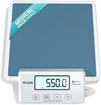 Medical Scale (550 lb) Medical Grade Scales for Body Weight - Portable, Smart Scale, 4 Sensors, Remote Display, 12"x12.5" Anti-Slip Surface - for Home, Hospital & Physician Use - lb or kg Settings