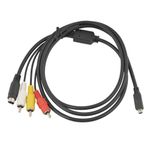 5 Feet AV Cable for Sony Handycam, Mini DV & DVD Camcorders