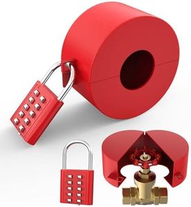 Faucet Locks Outdoor - Water Spigot Lock with Security Combination Lock - Hose Bib Lock Stainless Steel - Prevent Water Theft and Stop Unauthorized Water Use - for Garden,Valve etc