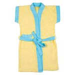 Kids Bath Gown Bathrobe Bath Towel Bathing Accessories for Baby boy or Baby Girl 4-5 Year Color Yellow