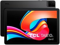 TCL 10L Generation 2 WiFi, 10.1" HD Tablet, Quad-Core, 3GB RAM, 32GB Memory Expandable to 128GB by MicroSD, 6000mAh Battery, Includes Transparent Case, Android 13, Grey