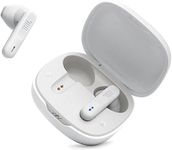 JBL Wave Flex In-Ear Wireless Earphones with IP54 and IPX2 Waterproofing, TalkThru and AmbientAware Technology and 32-Hour Battery Life, White