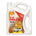 Shell Helix Taxi 5W-30 API SN Plus Synthetic Technology Engine Oil for Petrol, Diesel & CNG Cars (3 L)