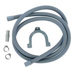 FIND A Spare Drain Hose Extension Pipe Kit 2.5m for Washing Machine Washer Dryer Dishwasher