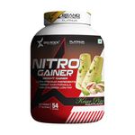 BIG ROCK NUTRITION Nitro Gainer | Weight Gainer Protein Muscle Mass Gainer (Kesar Pista, 2.7Kg)