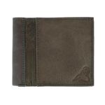 CTM Men's RFID USA Embossed Leather Bifold Wallet, Green