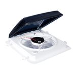 Fan-Tastic Vent RV Roof Vent, Manual 3 Speed 12 Volt RV Vent Fan, Manual Dome Lift RV Vent Cover, Model 1450 (White)