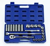 Williams 50668 1/2-Inch Drive Socket and Drive Tool Set, 23-Piece