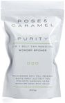 Rose & Caramel Purity Buff Away, Tan Erasing Soap Sponge. Mango Scent, Rapid Removal, Best Fake Tan Remover. Exfoliating Body Scrub, Bath & Shower Body Scrub Exfoliating Sponge (200g)