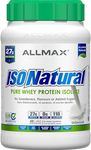 ALLMAX Naturals ISONATURAL - 100% Ultra-Pure Natural Whey Protein Isolate - Unflavoured - 2 Pound