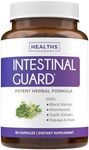 Intestinal Guard (Non-GMO) - Potent Natural Formula with Wormwood, Black Walnut, Goldenseal, PAU D'Arco, Clove, Garlic, More - All in One Supplement - (No Pills)