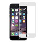 Stuffcool Mighty 3D Curved Full Screen Tempered Glass Screen Protector for Apple iPhone 6 / 6s - White (Case Friendly & Edge to Edge)