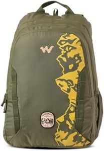 Wildcraft Polyester Backpack for Men & Women – Expedition LPBP 45 Laptop Backpack | Unisex Durable Lightweight & Stylish – Perfect for Daily Use School Travel (Olive)