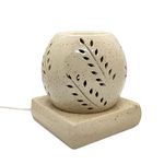 Invert Fragrances Oval Shape Ceramic Electric Aroma Oil Diffuser Air Freshener with Fragrance for Home, Office Fragrance : Lemongrass Oil