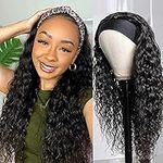 Aksice Curly Headband Wig for Black