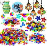 Csdtylh 1100 Pcs Mosaic Tiles, Glas