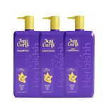 Curly Shampoo & Conditioner + Deep Conditioner Kit for Curly Dry, Damged and Frizzy Hair Women & Men,