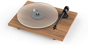 Pro-Ject T1 BT Turntable with Built-in Preamp and Wireless Audio Transmitter (Satin Walnut)