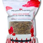 Ma Poule Express Dried Mealworms for Wild Birds, Chickens, Reptiles, etc. - 5 lbs / 2.26 kg - Approx. 80,000 Mealworms