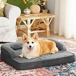 Lesure Memory Foam Dog Bed for Larg