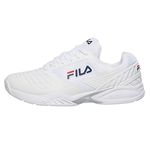 Fila Men's Axilus 2 Energized Tennis Shoe (White/White Navy, 9)