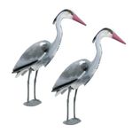 Pisces Decoy Heron Pond Predator Deterrent - Twin Pack