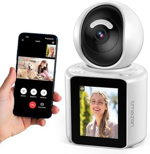 Tmezon Video Pet Dog Camera Wireless Security Camera Two-Way Video Camera with 2.8-inch 1080P Screen with Phone App(Im Cam) and Motion Detection,Baby/Elderly/Nanny Monitor Audio with Pan Tilt