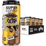 Super Coffee XXTRA, Keto Protein Coffee (0g Added Sugar, 7g Protein, 130 Calories) [Mocha] 15 Fl Oz, 12 Pack | Iced Smart Coffee Drinks - SoyFree GlutenFree