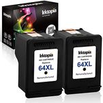 Inktopia Remanufactured Ink Cartridge Replacement for HP 64XL 64 XL N9J92AN N9J91AN for HP Envy Photo 6252 6255 6258 7155 7158 7164 7855 7858 7864 for HP Envy 5542 Printers (2 Black)