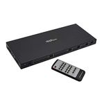 XOLORspace 46421S 4X2 HDMI True Matrix switcher 4K 60HZ HDR HDCP 2.2 w/EDID settings, audio extractor, ARC, downscaler output to 4K 60HZ HDR and 1080P 60HZ