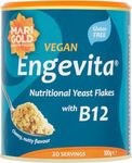 Marigold Vegan Engevita Yeast Flakes with Vitamin B12 100g (Pack of 6)