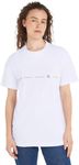 Calvin Klein Jeans Men Logo Repeat Tee S/S Knit Tops White, XL