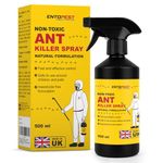 Entopest Non-Toxic Ant Killer Spray – Fast-Acting Insect Control Solution for Home, Garden, Patio & Indoor/Outdoor Use | Kills Ants on Contact | Pet & Child Safe Formula | Eco-Friendly (500ml)