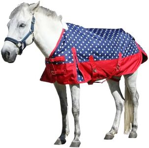LEAFOREST 1200 Denier Waterproof Mini Shetland Rug Pony Rug Foal Rug Turnout Rug (no Filling) Star 48IN