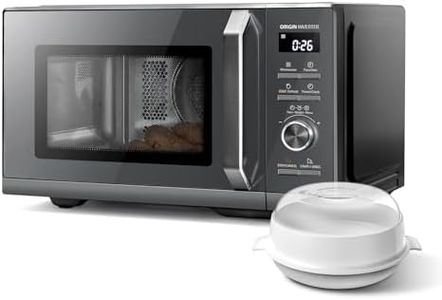 TOSHIBA 26L Air Fry Combo 6-in-1 900W Microwave Oven With Steamer in Morandi Grey, Origin Inverter, Chef defrost, Convection, Combi., Steam, Grill, 10 power levels, 10 Auto Menus, MW3-AC26SFI(MG)