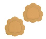 FOOT PETALS Tip Toes Poron with Soft Spots - Dual Density Ball of Foot Cushion Pads for Shoes - 1 Pair (Buttercup)