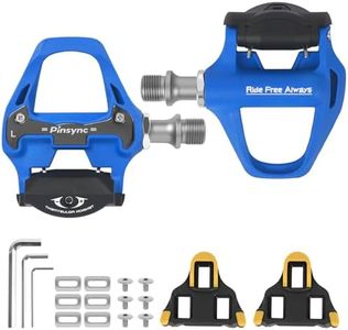 Pinsync Road Bike Clipless Pedals Compatible with SPD-SL Cleats, 9/16-Inch
