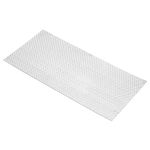 PATIKIL 11.8" L x 5.9" W Perforated Metal Sheets, 16Ga 0.12" Hole 304 Stainless Steel Mesh Stagger Expanded Perforated Metal Plate for Ventilation Filtration